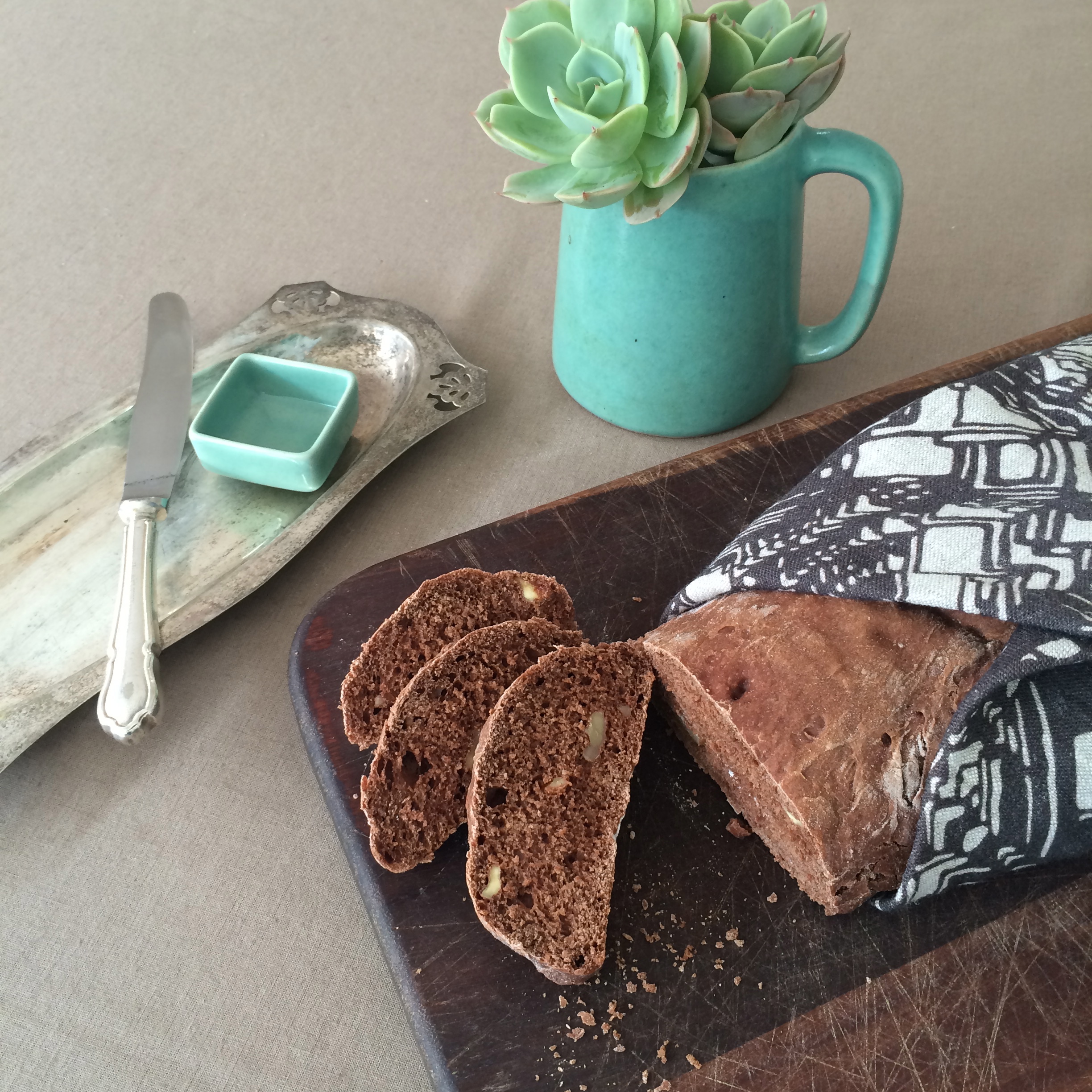 YOU ARE BRAVE product styling using signature Conidae Print napkin